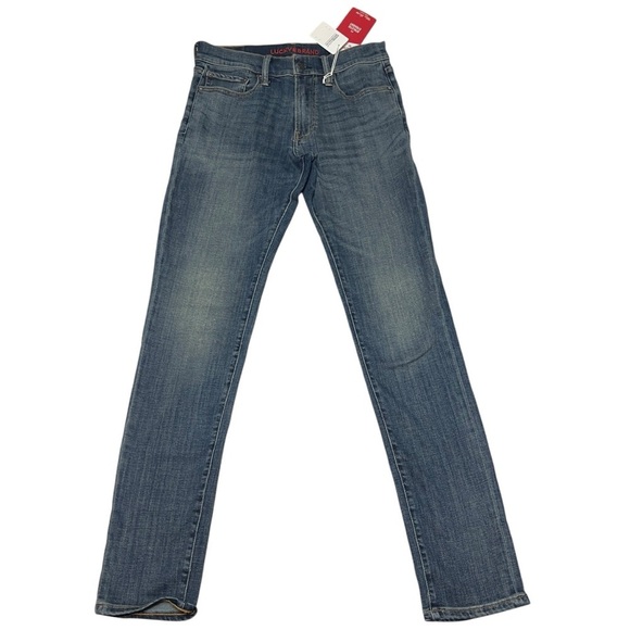 NWT Lucky Brand Men's 410 Athletic Straight Denim Jean Size 29 x 34 - Picture 1 of 11